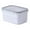 S, variant on Meitianfacai Drain Basket Fridge Food Storage Container with Lids with Strainer, Plastic Colander Fresh Produce Saver Vegetable Fruit Meat Storage Organization, Plastic Produce Keepers