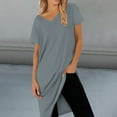 thumbnail image 6 of Baberdicy Backless Maternity Nightgown - Women's Summer Cross Strap Sleep Dress, Lightweight Nursing Friendly Pajama Dress (Mint Green | S), 6 of 7