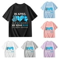 thumbnail image 4 of lnmuld Girls Short Sleeve T-Shirt,Periodic Table Graphic Tee for Girls Science Themed Short Sleeve Top Casual Comfortable Shirt for Kids Indoor Outdoor Wear,Kids Cotton Tshirt Size:9-10 Years, 4 of 8