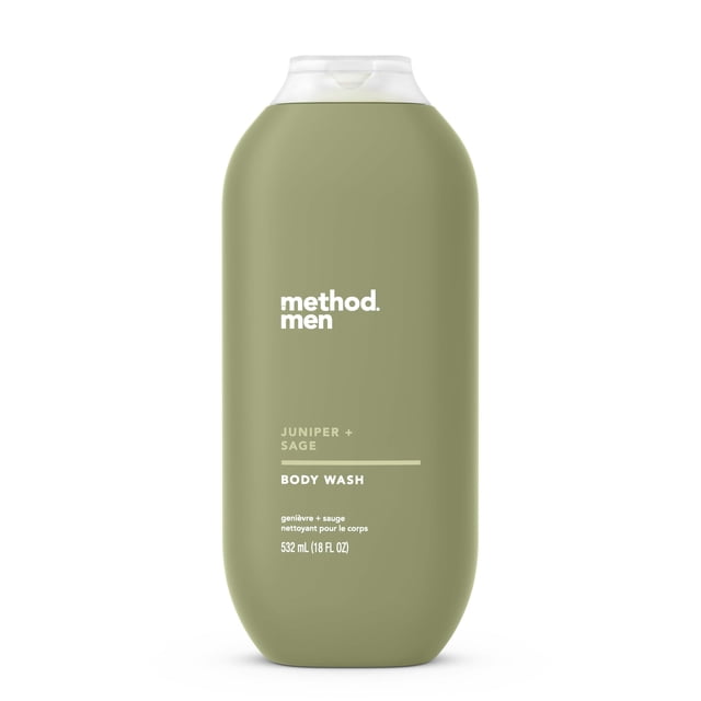 Body Wash Method Men Juniper + Sage, 532 ml (paquete de 1)