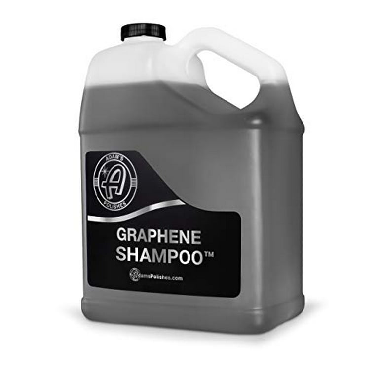 Adam's Graphene Shampoo Gallon - Graphene Ceramic Coating Infused Car Wash Soap Powerful Cleaner & Protection In One Step - pH Neutral, High Suds For Foam Cannon, Foam Gun, Or Detailing