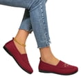 thumbnail image 5 of Taqqpue Women Flat Shoes Under 10 Women Fashionable Casual Versatile Plus Size Mesh Low Cut Breathable Comfortable Shoes Spring Summer Trendy Flat Shoes for Women, 5 of 6
