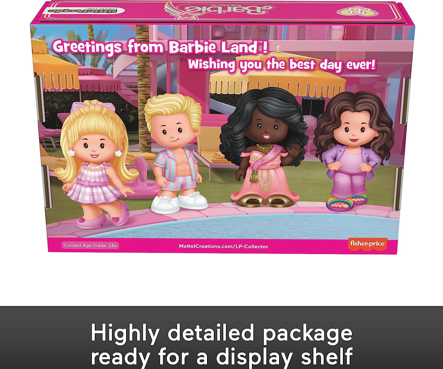 Mattel HRK97 Little People Collector Barbie: The Movie Special Edition Set