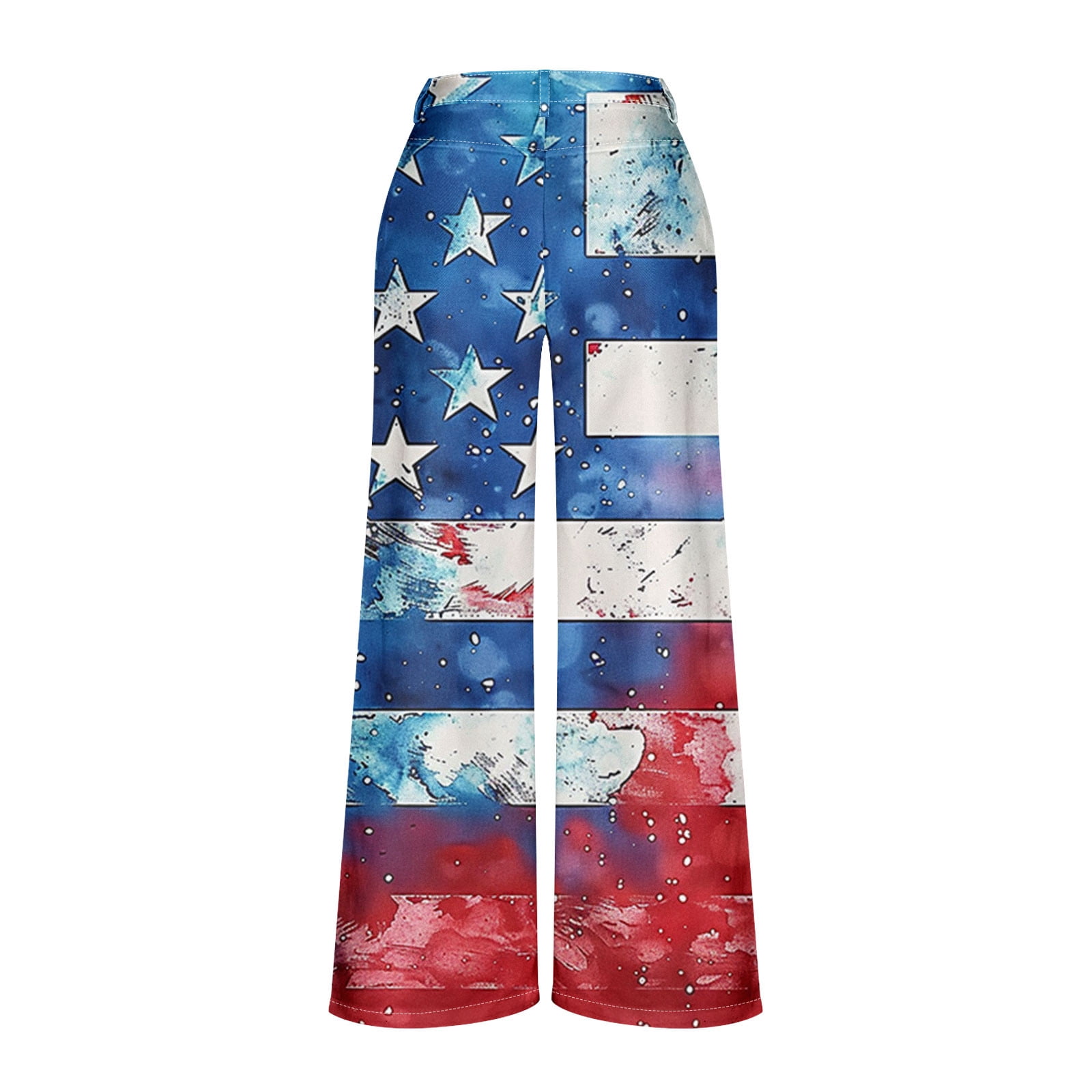 Women's Straight Wide Leg Pants with Button Pockets, Casual Faux Denim for Everyday Wear and Travel