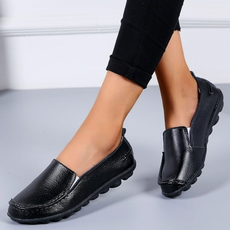 Daznico Womens Loafers Comfort Flats Shoes Womens Breathable Lace Up Shoes Flats Casual Shoes Size 9