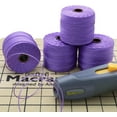thumbnail image 6 of The Beadsmith S-Lon Bead Cord – .5 mm Twisted Nylon Cord, 4 Spools, Violet Color, TEX210, 77 Yards, 6 of 6