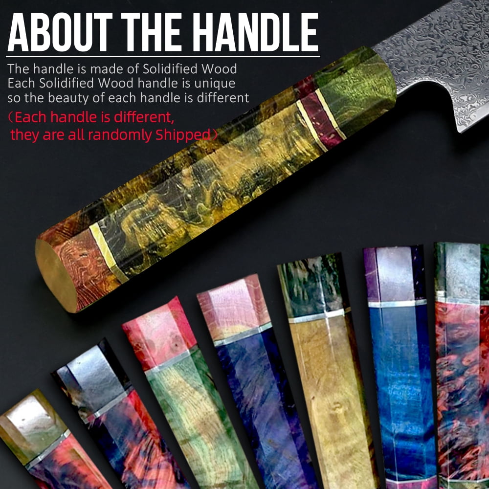 Damascus Knife 8 inch Kiritsuke Kitchen Chef Japanese Knife 67Layers VG10 High Carbon Stainless Steel Knives Razor Sharp