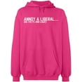 thumbnail image 2 of OXI Hoodie Sweatshirt - Annoy a Liberal, Basic Casual Hoodie for Men's and Women Fleece Hoodie Long Sleeve - Heliconia X-Large, 2 of 3