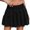 c01Black, variant on Arnsht Summer Women's Ruffle Shorts Pleated Mini Skirt Y2k Layered Solid Color Casual Beach Shorts Shirred Flowy Skort Beige L