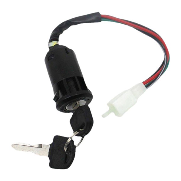 Interruptor de llave de encendido ATV multiuso fácil de usar resistente ligero para ATV 50-250 enchufe macho para piezas de repuesto de motocicleta