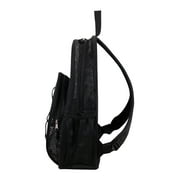 Eastsport Unisex Mesh Bungee Backpack with Padded Shoulder Straps, Black