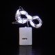 thumbnail image 1 of Cadena de luces LED con forma de ramo navideño, decoración de ambientes, cable de cobre, luz de color, botón, batería, caja, cadena de luces, caja blanca pequeña, 1 of 6
