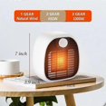 thumbnail image 2 of high qualityPortable Electric Space Heater, PTC Fast Heating Small Space Heater, Cute Portable Space Heater for Office, Home, 2 of 5