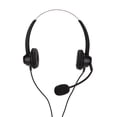 thumbnail image 2 of Double Sided Headset, Binaural Business Headset Lightweight Button Control Flexible  For Conference Call For Online Course, 2 of 8