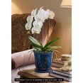 thumbnail image 7 of Serene Spaces Living 7" Blue Leaf Breeze Ceramic Planter, Pack of 6, 7 of 7