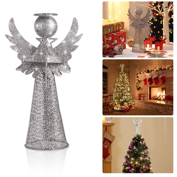 WHAMVOX  Treetop Angel Decoration Festive Home Ornament Ideal Christmas Party Office