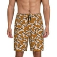 thumbnail image 3 of Lsque Monkey Sloth Mens Sleep Pajama Shorts,Short Pajama Pants, Cotton Ultra-Soft Knit-Small, 3 of 9