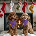 thumbnail image 4 of Dog Bandana 2 Pack,Purple Halloween Pumpkins Bats and Spiders Bandanas for Dogs,Cat Bandana,Small/ Large Dog Bandana 2 Size,Dog Bandanas Girl Boy, 4 of 5