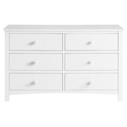 Oxford Baby Universal 6-Drawer Dresser, Snow White