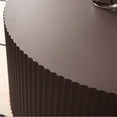 thumbnail image 5 of Tcbosik 2pcs/Set Nesting Coffee Tables, Round Side Table, Cocktail Table for Small Space Living Room Bedroom, Brown, 5 of 6