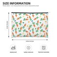 thumbnail image 3 of Cauagu Cute Carrot for Tyvek Makeup Bag,Reusable Travel Cosmetic Bag Women Organizer Toiletry Bag Birthday,Gifts for Women Girlfriend Mom Teacher 6.5’’*8.9’’, 3 of 7