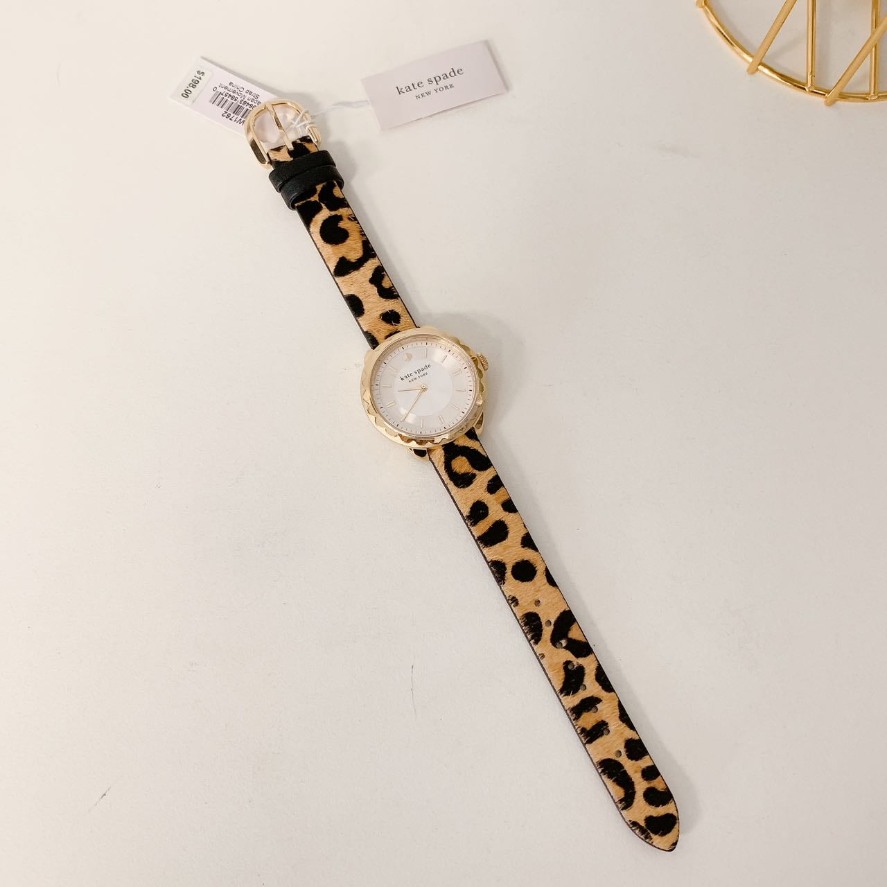 Kate spade leopard watch sale