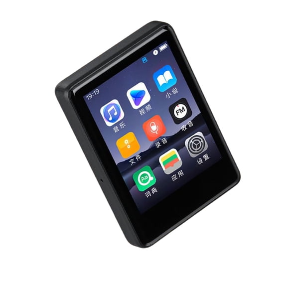 Reproductor de MP4 Matsuzay 2,4 pulgadas 64GB Bluetooth portátil de viaje Negro