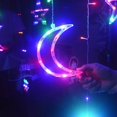thumbnail image 3 of AMERTEER Led Moon Star Fairy Curtain String Lights In/Outdoor Mood Home Xmas Party Decor, 3 of 6
