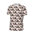 thumbnail image 6 of Wukai Cute Puppy Print Men's Short-Sleeved Mesh T-Shirt,Quick-Dry Short Sleeve Workout T-Shirt-Medium, 6 of 8