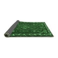 thumbnail image 2 of Ahgly Company Indoor Round Persian Emerald Green Traditional Area Rugs, 4' Round, 2 of 4