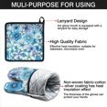thumbnail image 7 of Pioneer Flower Floral Print Pattern Kitchen Oven Mitt and Pot Holder Sets 2 Pcs for Baking, Cooking and Grilling, Heat Resistant Up To 392 °F, 7 of 7