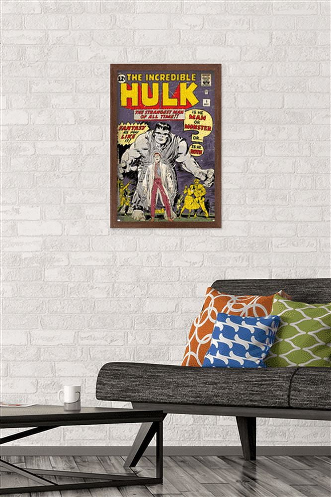 Marvel Comics - Hulk - Incredible Hulk #1 Wall Poster, 14.725" x 22.375", Framed