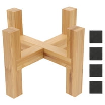 1 Set Plant Stand Wood Flower Pot Holder Indoor Potted Rack Display Potted Rack