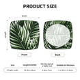 thumbnail image 6 of Easygdp Tropical Palm Leaves1 Square Chair Cushion Cover Stretch Chair Seat Covers Removable Washable for Hotel, Bedroom, Office, 6 of 9