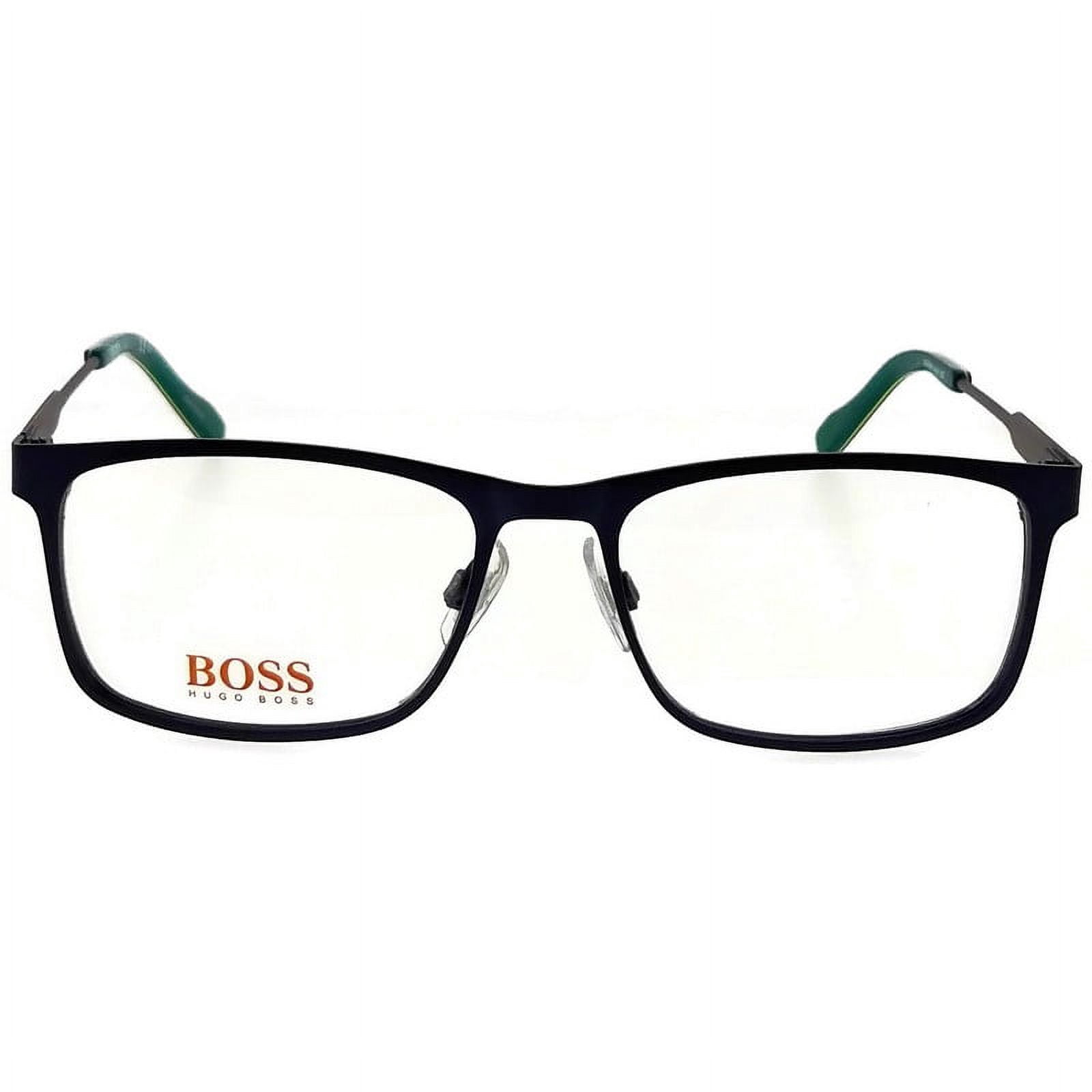 Hugo Boss BOSS 0881 Metal Unisex Rectangle Eyeglasses Matte 