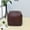 Cherry [ Square 14" x 14" x 14"], variant on Handmade Eco-Friendly Solid Leather Pouf Black Color Round 14" x 14" x 14" Goat Leather Pouf For Living Room, Bedroom Seating, Patio WABBBACPF12SC02B