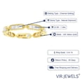 thumbnail image 4 of Vir Jewels 1 CTTW Princess Diamond Eternity Wedding Band Milgrain 14K Yellow Gold Channel Set, 4 of 7
