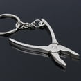 thumbnail image 3 of Plier Key Tag Chain Key Ring for Car Bike Bag Stainless Steel Key Tag Keychain, 3 of 6