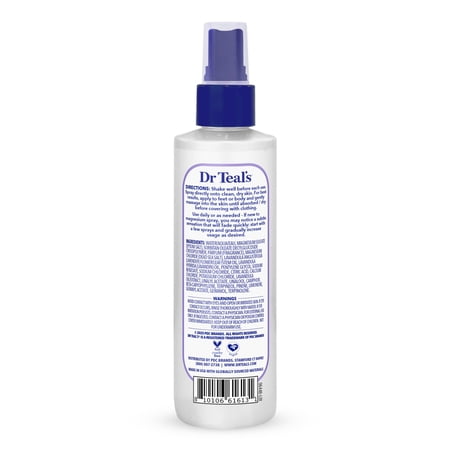 Dr Teal's Soothe & Sleep Magnesium Spray with Lavender Essential Oil, 8 fl oz
