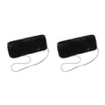 thumbnail image 4 of Destyer Chinlon Women Winter Muff Portable Solid Color Home Warm Keeping Hand Warmer Black 2Set, 4 of 6