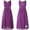 Purple, variant on YONGHS Kids Girls Chiffon Party Dress Junior Ball Gown Wedding Bridesmaid Dresses