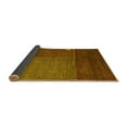 thumbnail image 2 of Ahgly Company Indoor Square Abstract Yellow Modern Area Rugs, 6' Square, 2 of 4