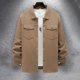 thumbnail image 4 of pstuiky camisetas de manga larga para hombre, Camiseta de manga larga con botones y cuello vuelto de color liso para hombre tops de invierno para hombre m, 4 of 8