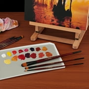 Creative Mark Ebony Splendor Short-Handled Synthetic Sable Paint Brush, Rigger # 2, Teijin Multi-Filament Hair, Handcrafted Synthetic Paint Brushes for Acrylic Painting, Watercolor Painting and More