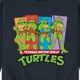 thumbnail image 3 of Teenage Mutant Ninja Turtles - TMNT Group - Men's Crew Neck Fleece Pullover, 3 of 5