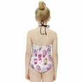 thumbnail image 4 of Animal Crossing Girls One Piece Swimsuits Quick Dry Bathing Suit Swimwear Swimming Suit 12-14Y(170cm), 4 of 8