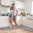 thumbnail image 4 of Kitchen Mats for Floor, Kitchen Rugs Sets of 2, Cushioned Anti Fatigue Mats for Kitchen Floor, Non-Slip Kitchen Decor, Water Resistant Kitchen Rug for Home, Kitchen, 17.3"x30"+17.3"x70", 4 of 12
