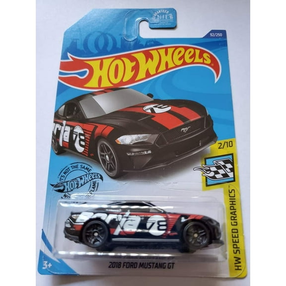 Hot Wheels 2018 Ford Mustang GT (Black) 2020 HW Speed Graphics