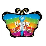 CTI 14" Stick BalloonHBD BUTTERFLY CASCADE