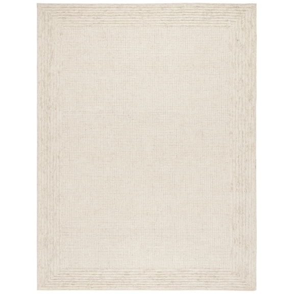 SAFAVIEH Ebony Janie Bordered Area Rug, Ivory/Beige, 8' x 10'